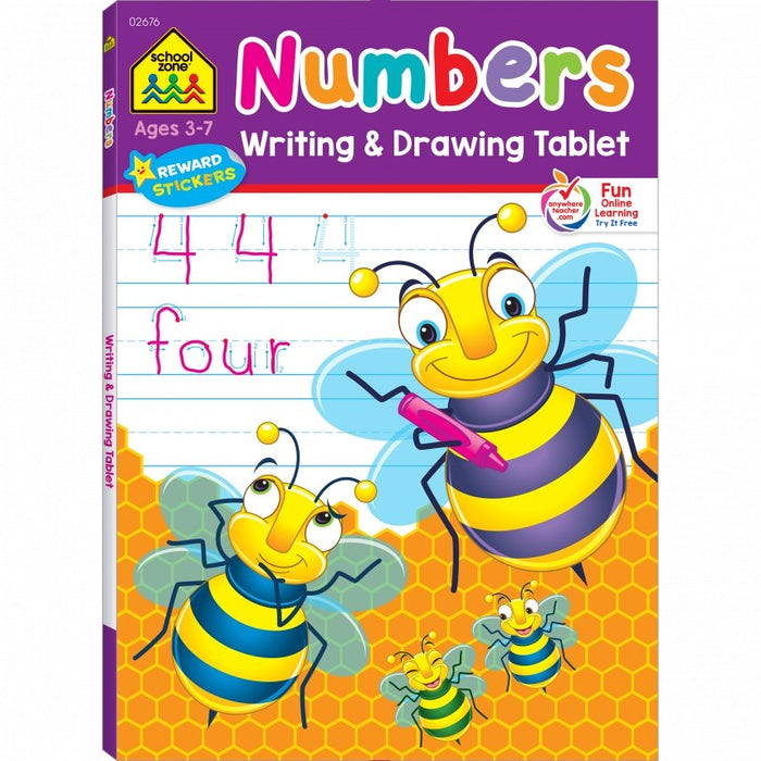 Numbers Writing & Drawing Tablet Ages 3-7