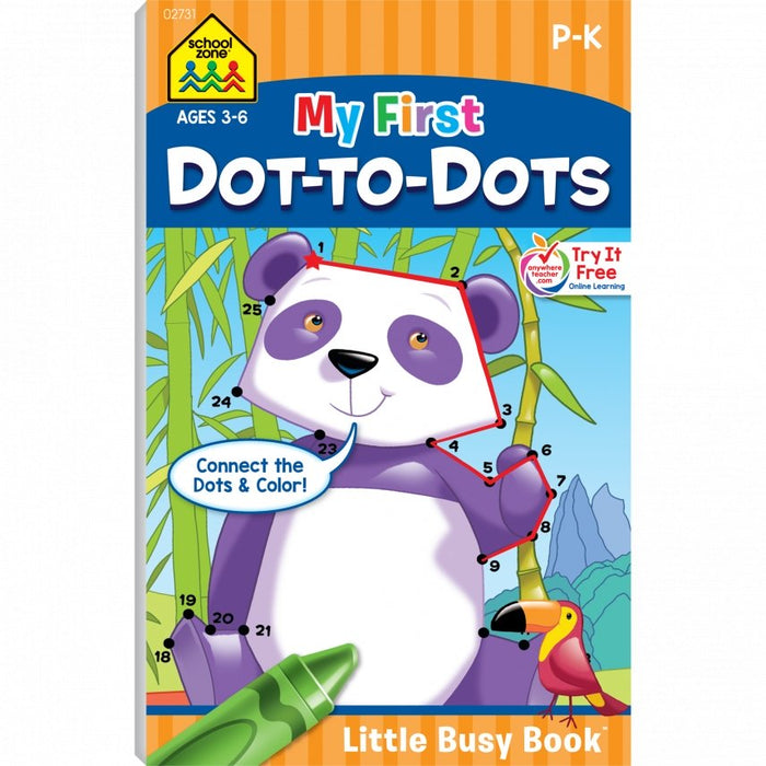 Little Busy Book - My First Dot-to-Dots       Grades P-K       Ages 3-6