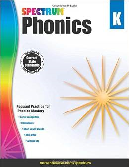 Spectrum Phonics Grade K 2015