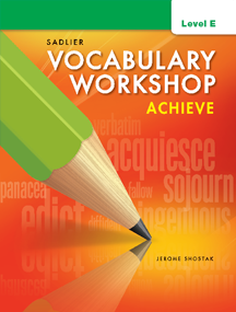 Vocabulary Workshop Achieve SE   Level E   Grade 10