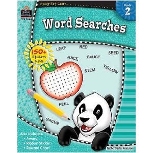 Ready-Set-Learn: Word Searches   Grade 2