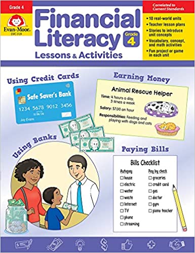 Financial Literacy Lessons and Activities, Grade 4  (Reproducible)