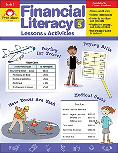 Financial Literacy Lessons and Activities,  Grade 5 (Reproducible)