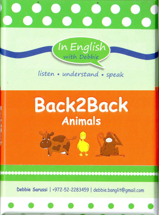 In English With Debbie - Game: Back to Back     Animals