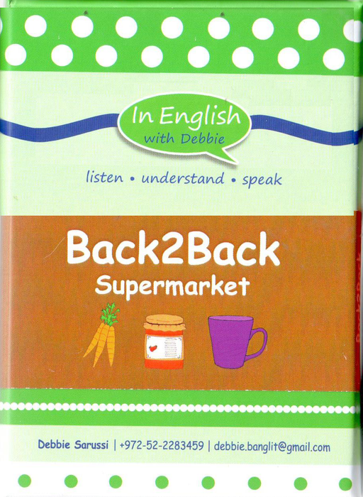 In English With Debbie - Game: Back to Back     Supermarket