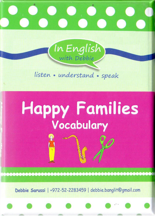 In English With Debbie - Game: Happy Families Vocabulary