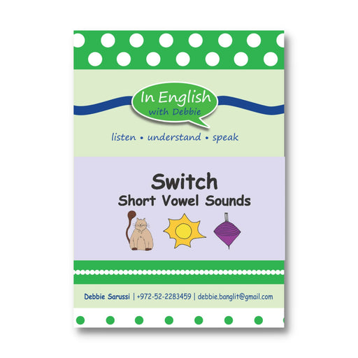 In English With Debbie - Game: Switch Short Vowel Sounds