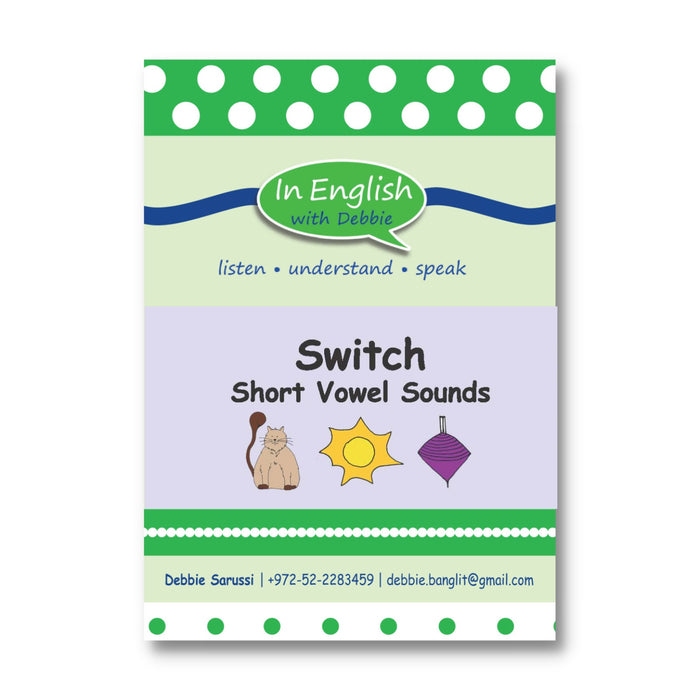In English With Debbie - Game: Switch Short Vowel Sounds