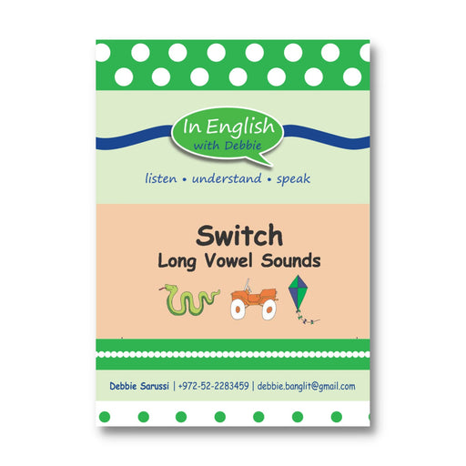 In English - Switch Long Vowel Sounds